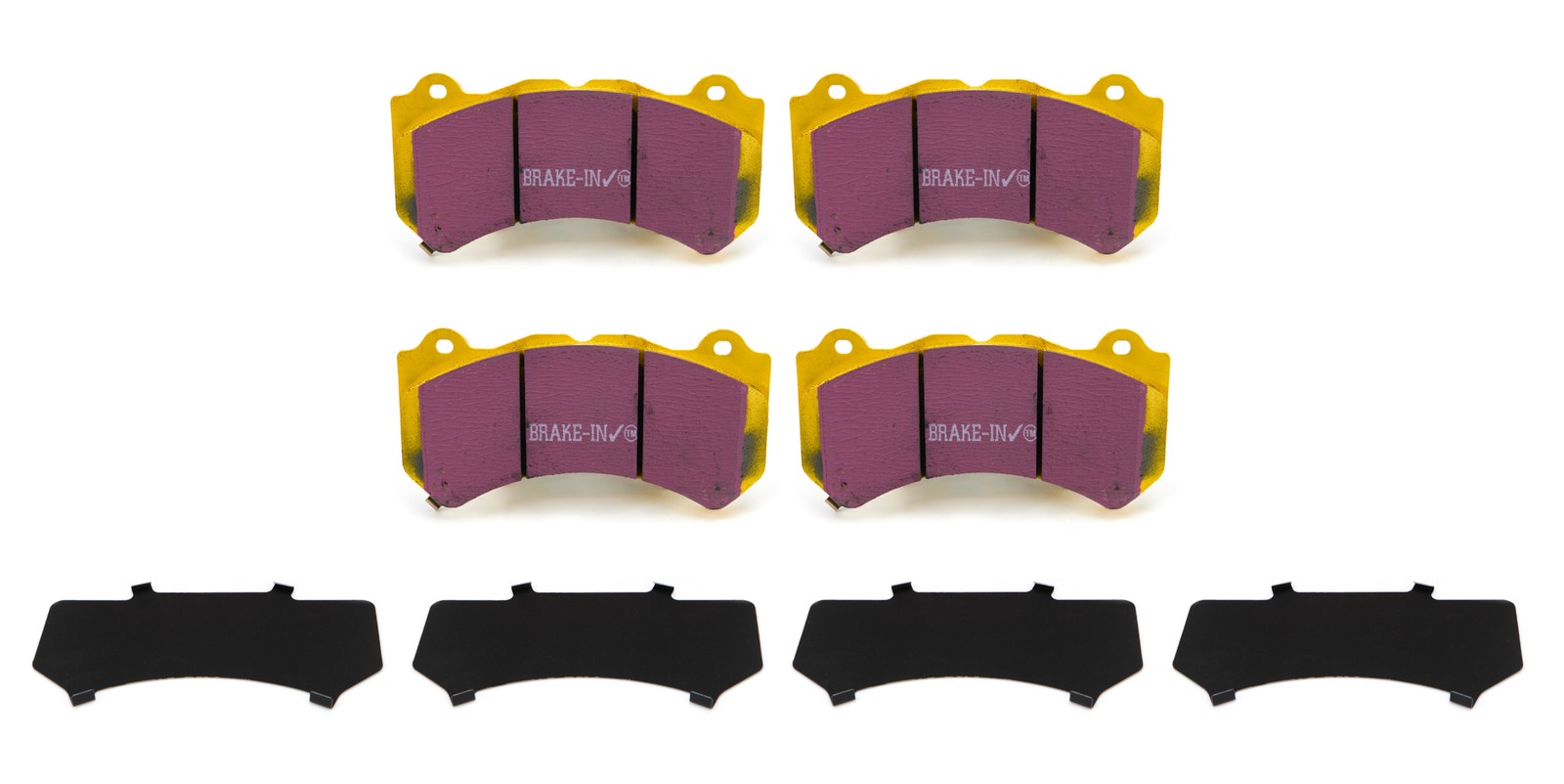 Ebc Brakes Usa Inc Brake Pads Yellow Stuff Front 15 mm Thick Set Of 4 DP41853R Ebc Brakes Usa Inc Brake Pads Yellow Stuff Front 15 mm Thick Set Of 4 DP41853R