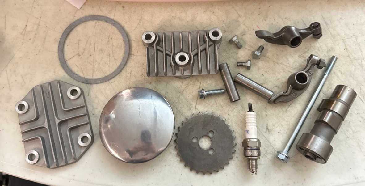 NEW LOT OF MISC. CYLINDER HEAD PARTS AND CAM C70 PASSPORT 1982-83 ONLY