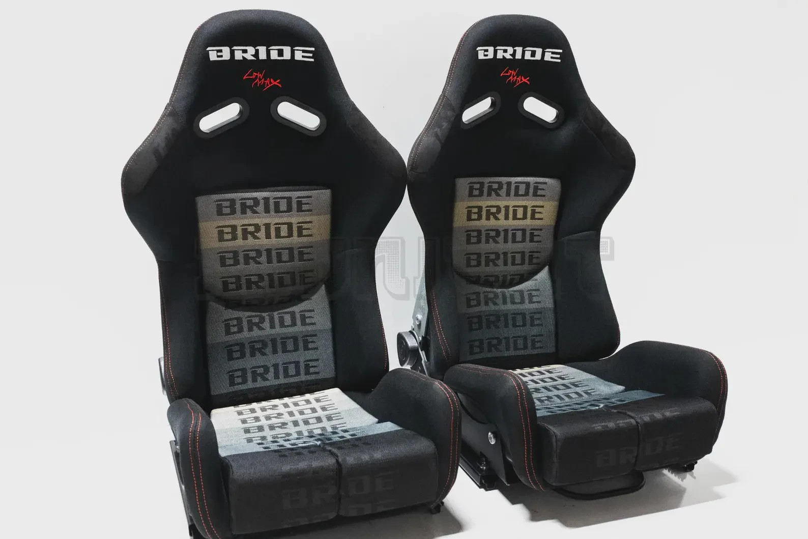 Bride Low Max Style Reclinable Racing Bucket Seats Set 2