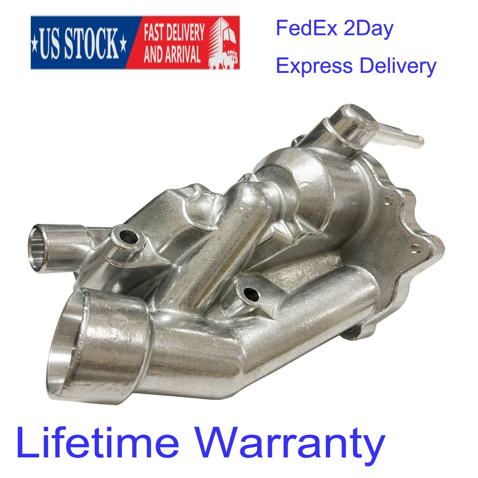 Aluminum Thermostat Housing 11061-1LA0A Water Pump 2011-2013 Infiniti QX56 QX80