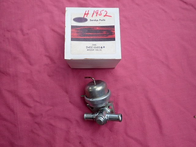 1973-76 Ford Maverick, Mercury Comet heater water valve, NOS D4DZ-18495-A