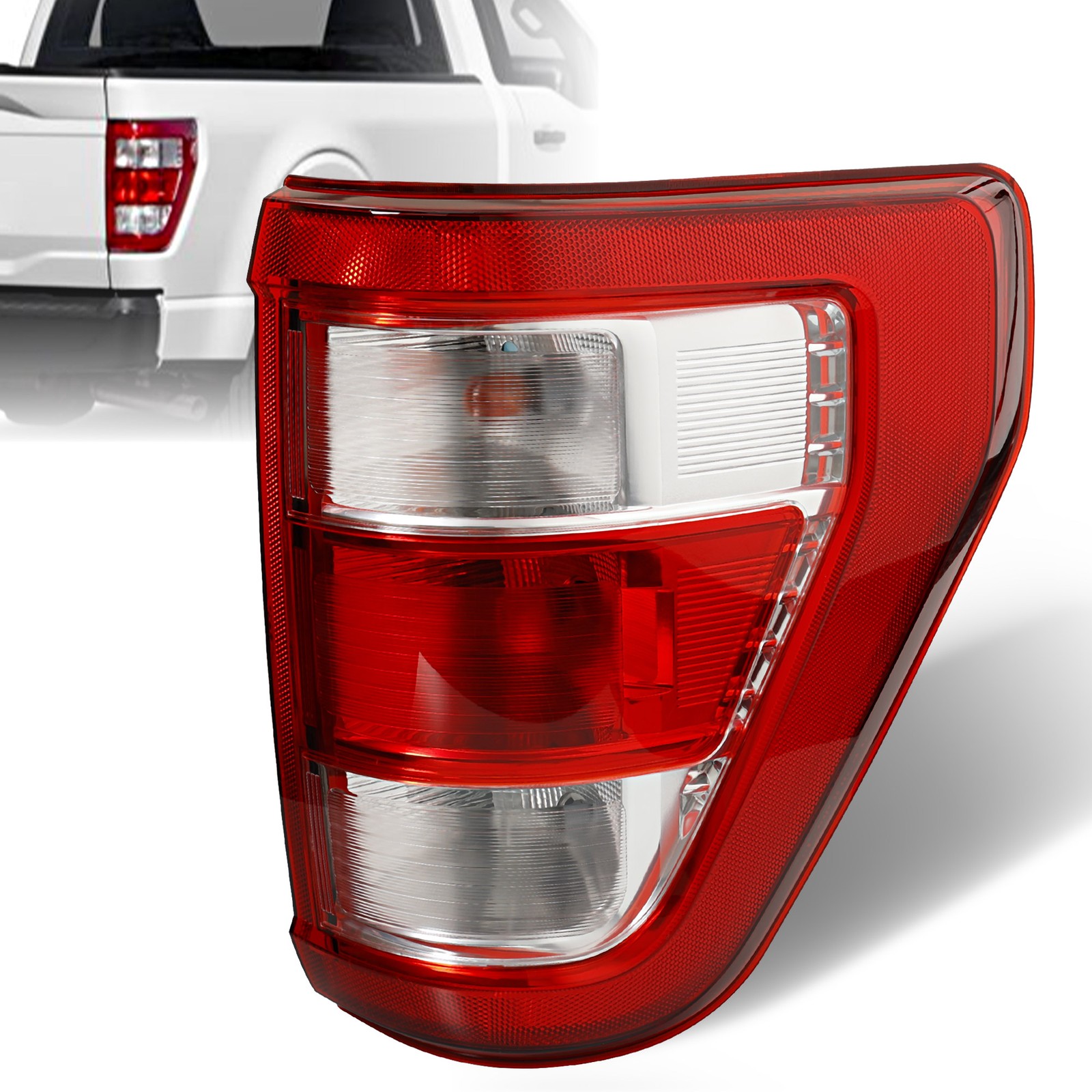 Rear Right Side Halogen Tail Light Lamp Assy For 21-23 Ford F-150 XL ML3Z13404E
