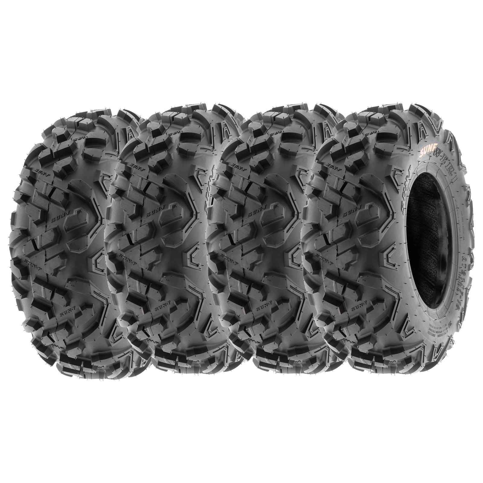 SunF 145/70-6  145/70x6 All Terrain Tires ATV UTV 6 PR A051 POWER II - Set of 4