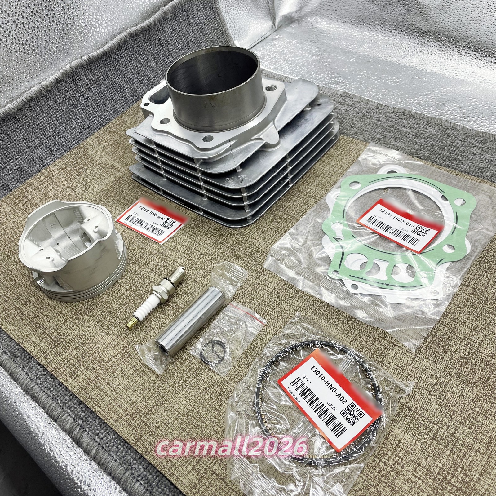 Top End Rebuild Kit Cylinder Piston Gaskets For Honda Foreman 450 1998-2004