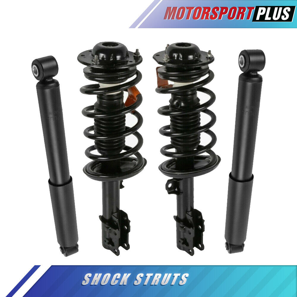 4PCS Front & Rear Shock Struts Absorbers w/ Spring Assembly For Chevy Malibu