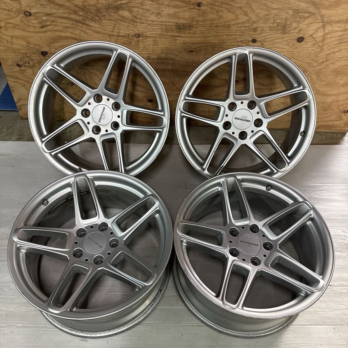 Out Of Print Rare Ac Schnitzer Si7Germany Used Wheels 4Pcs 18/8 .5J15Pcd120 5-Ho