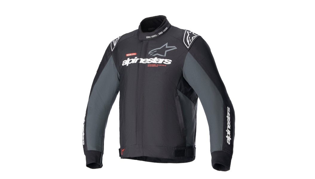 Alpinestars 3306723-1169-M Monza Sport Jacket Md Black/Tar Gray