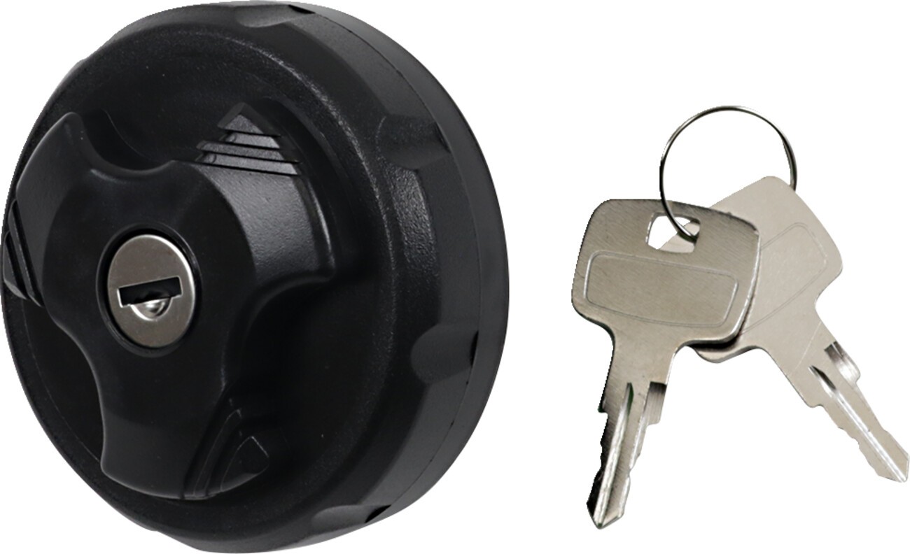 Acerbis Locking Gas Cap - Black - Fits Acerbis Fuel Tanks