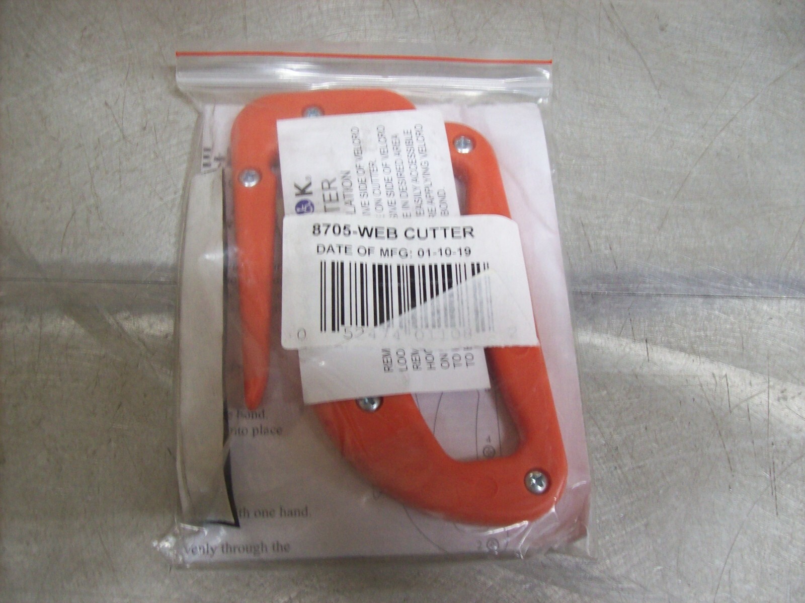 F10) Sure Lok Web Cutter 8705 - Emergency Seat Belt Cutter