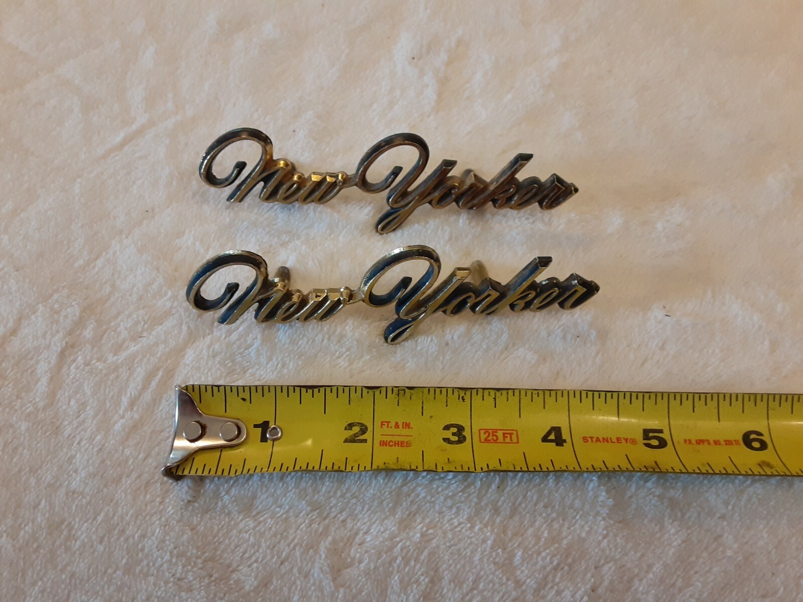Vintage 1967-1970s Chrysler New Yorker Emblems