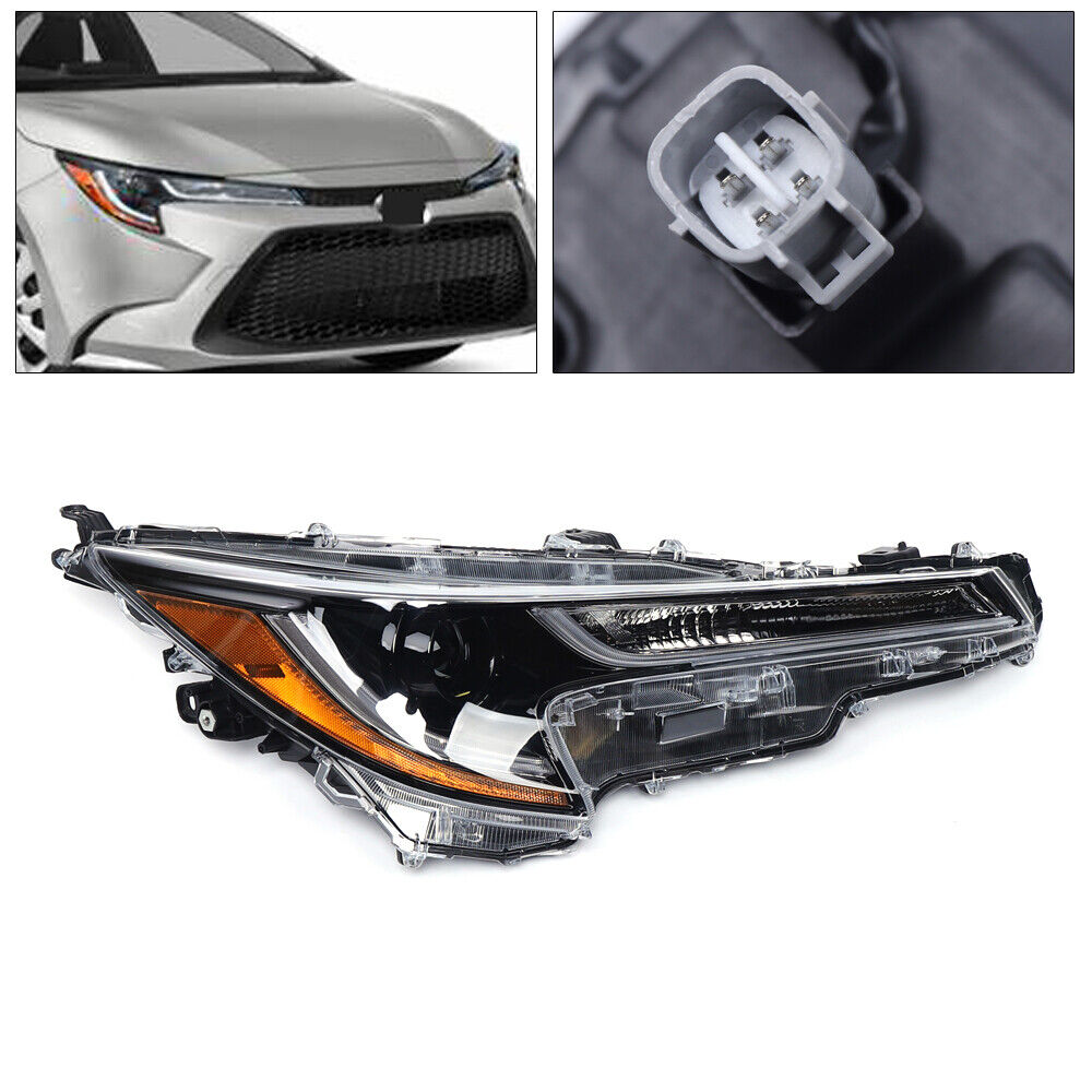 For 2020 2021 Toyota Corolla L LE Headlight Passenger LED Right Side Headlamp US