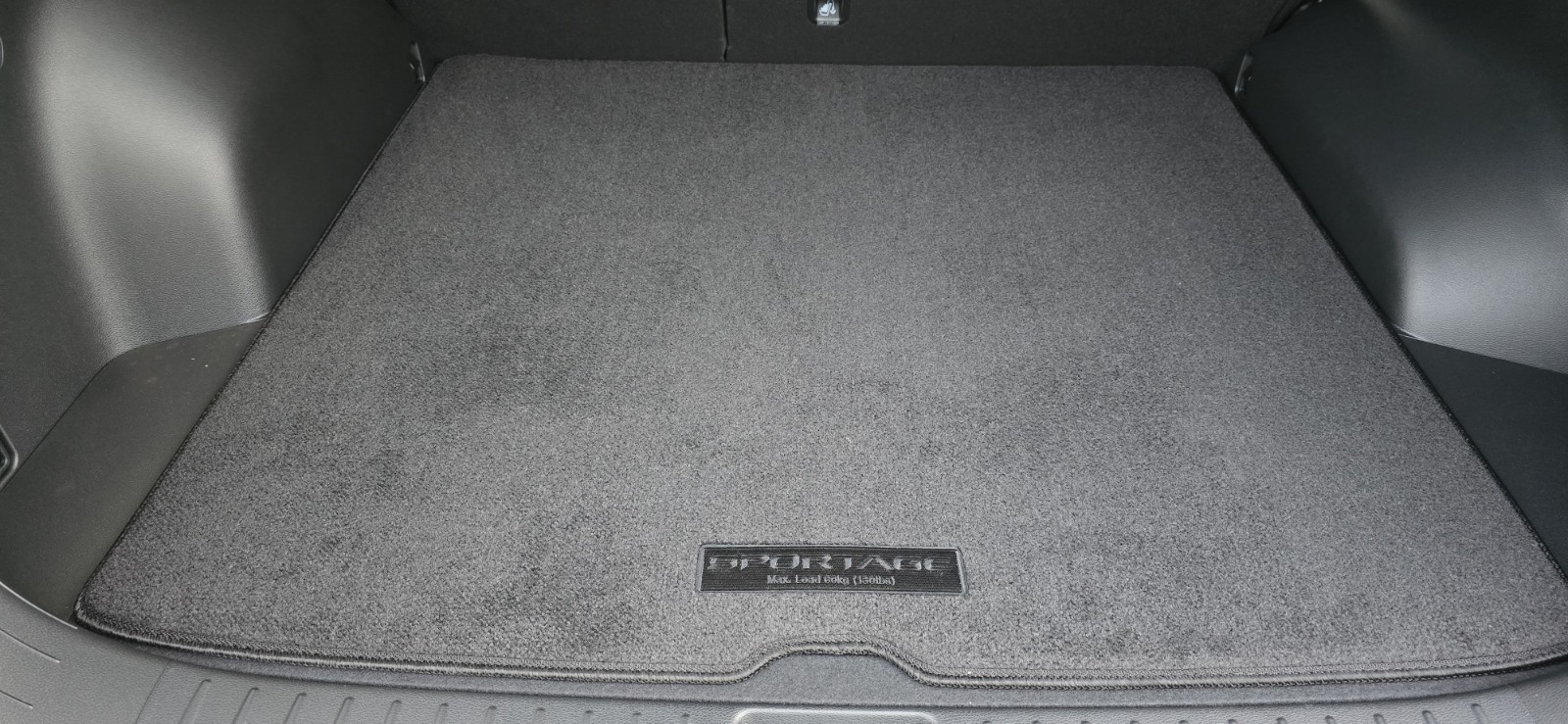 Kia Sportage 2023-2026 OEM Rear Cargo Mat Carpeted Part No. DWF12AU101 Genuine Kia Sportage 2023-2026 OEM Rear Cargo Mat Carpeted Part No. DWF12AU101 Genuine