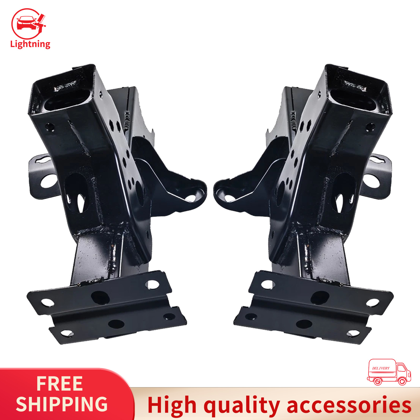 68638760AB Front Left & Right Frame Horn Rail For 2018-2026 Jeep 68638761AB