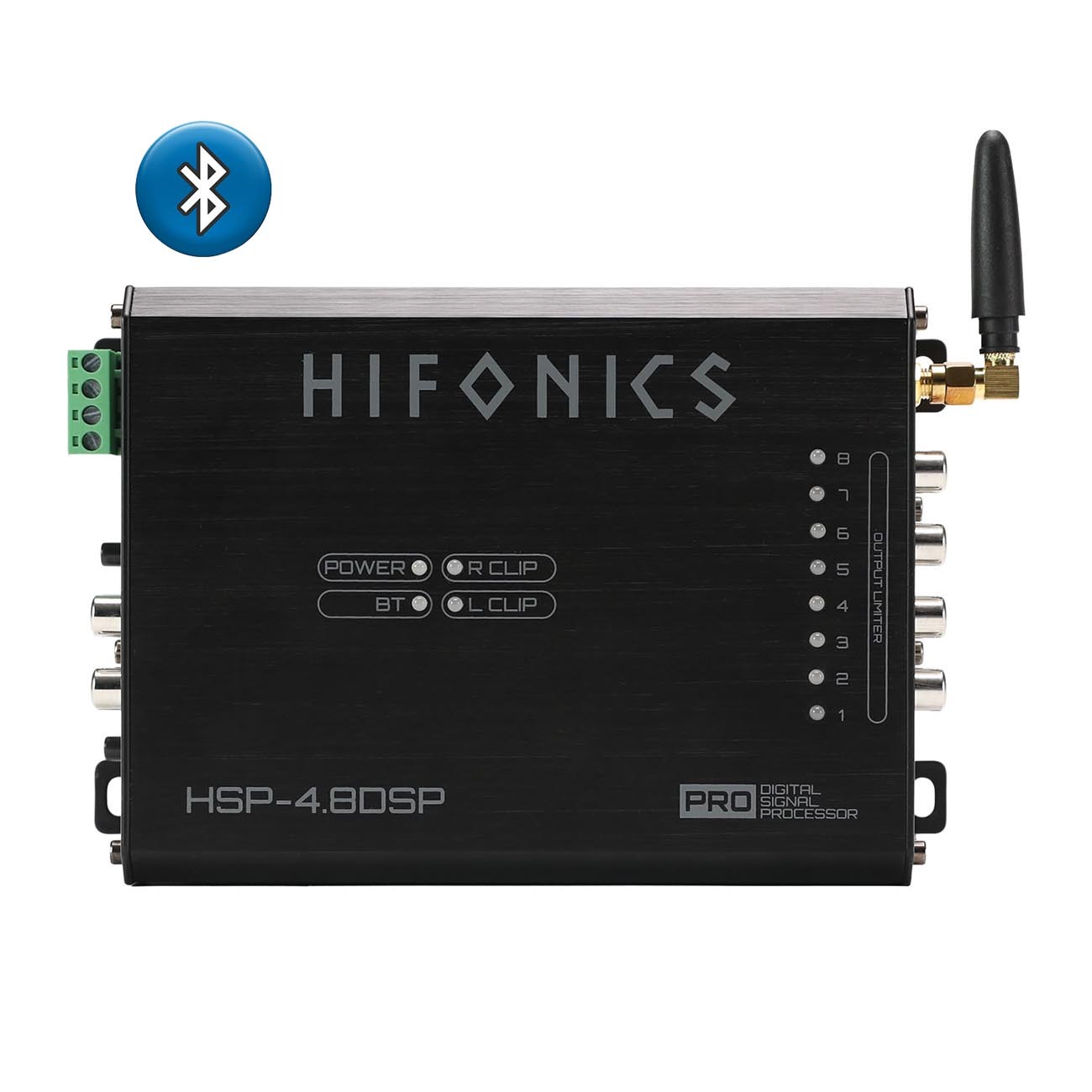 HIFONICS HSP-4.8DSP 4-CH IN / 8-CH OUT DIGITAL SIGNAL PROCESSOR CAR AUDIO DSP EQ