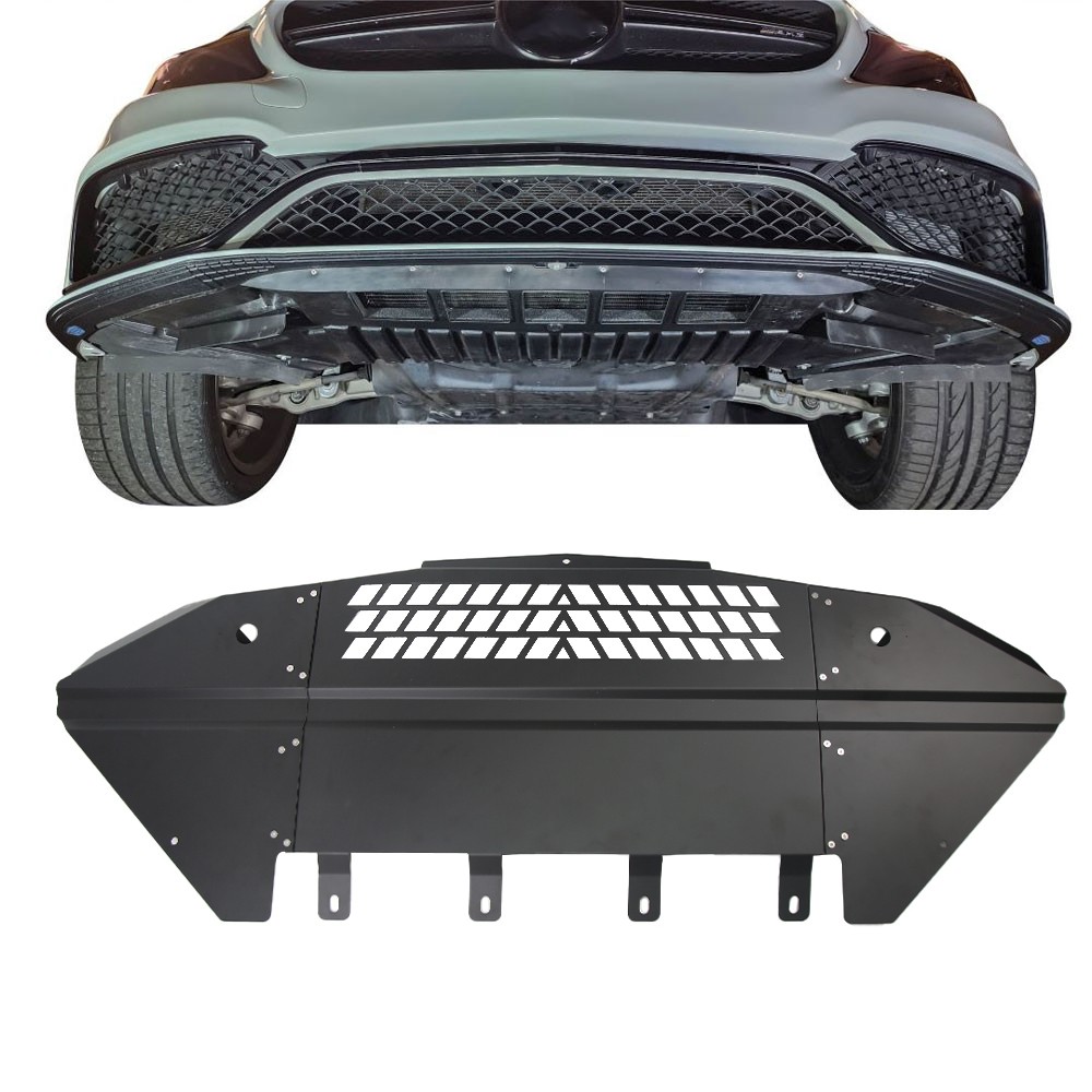 Oil Cooler Skid Plate Underhood Shield For 2015+ Mercedes-Benz C63 AMG GLC63 AMG