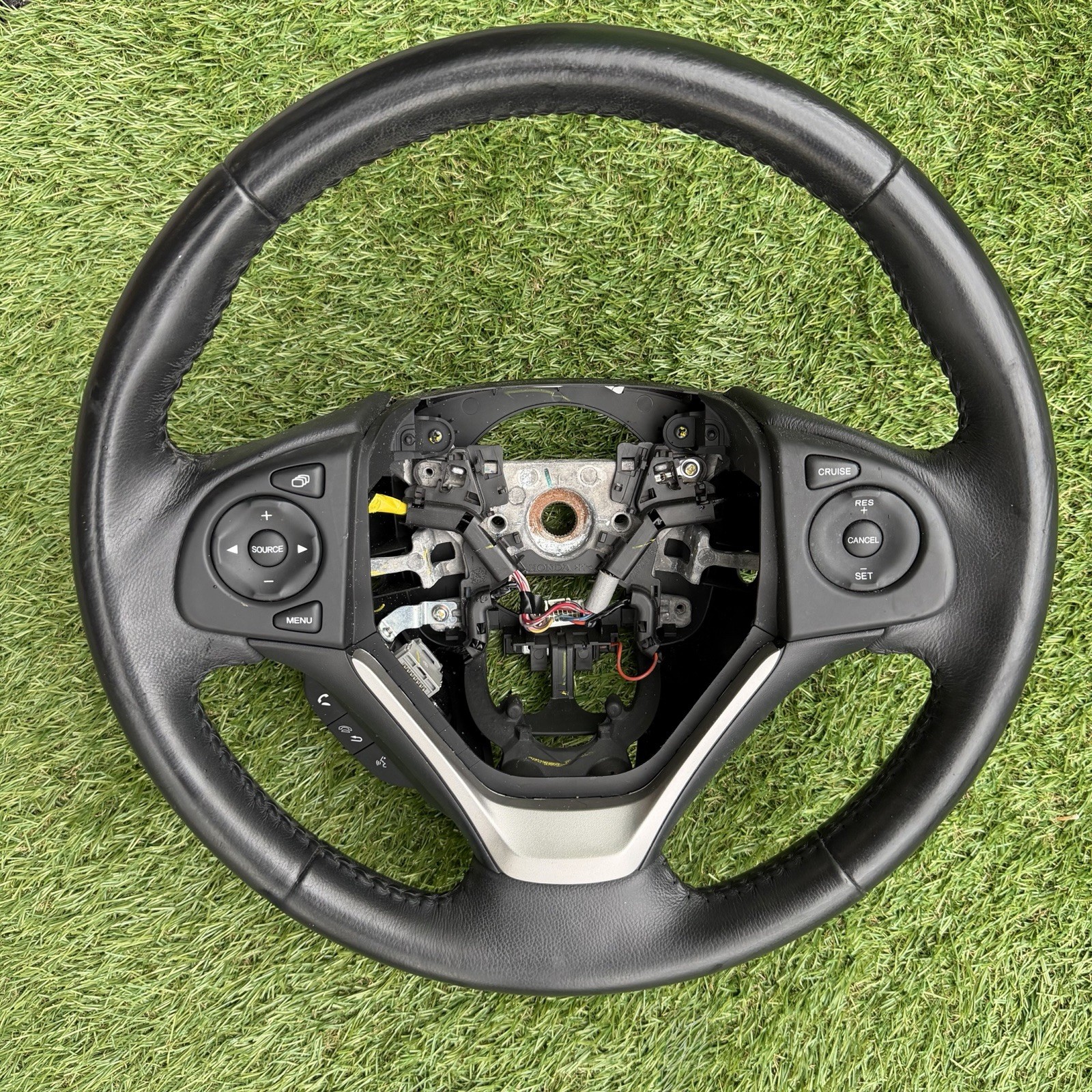 12-16 Honda CRV CR-V Steering Wheel w/ Controls BLACK LEATHER OEM