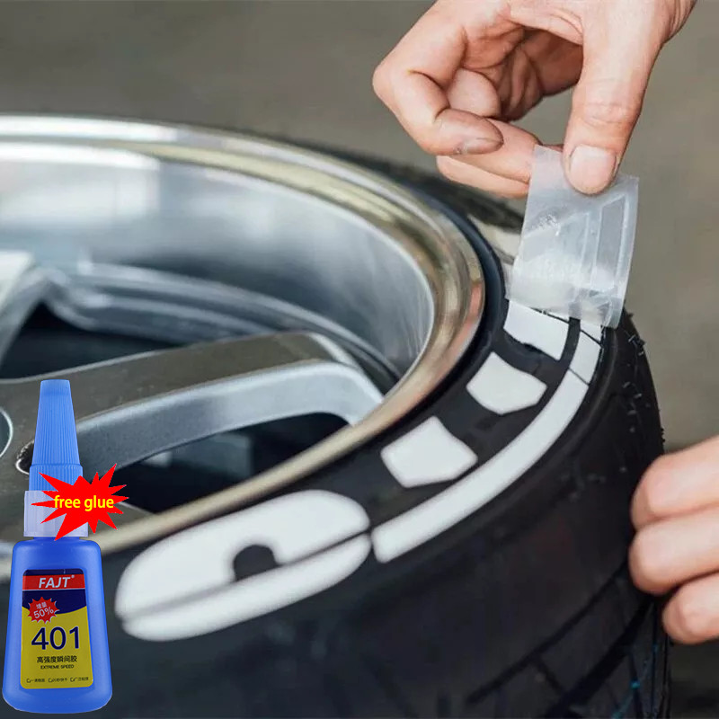 8 Kits Tire Lettering Sticker NITTO 1.06'' 14''-22'' with Glue Permanent Letters
