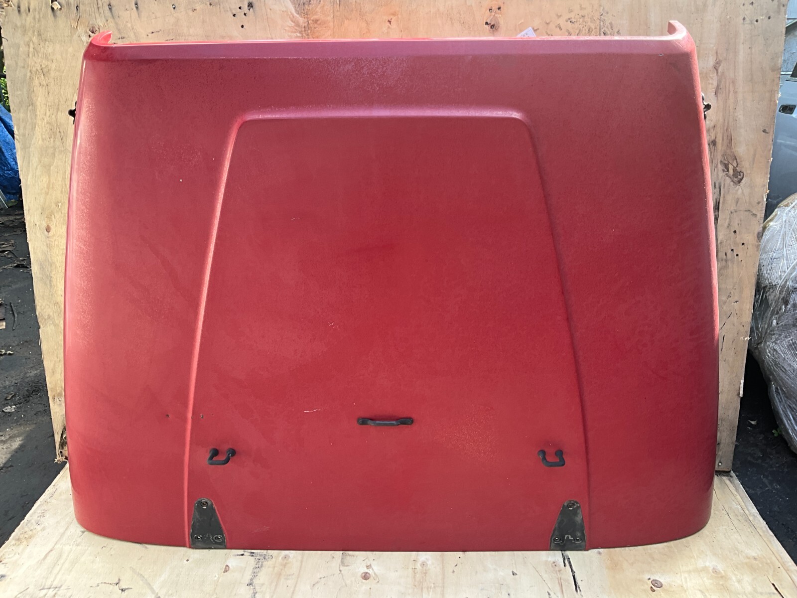 1987 - 1995 JEEP WRANGLER YJ RED FRONT HOOD BONNET PANEL OEM