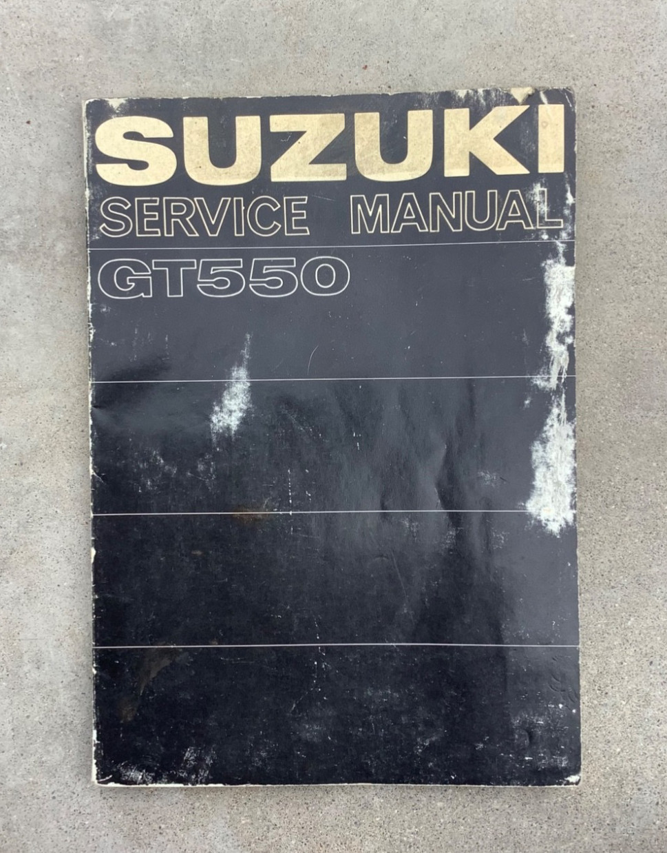Vintage OEM 2nd Edition 1973 Suzuki Service Manual GT550 Fair Usable Condition Vintage OEM 2nd Edition 1973 Suzuki Service Manual GT550 Fair Usable Condition