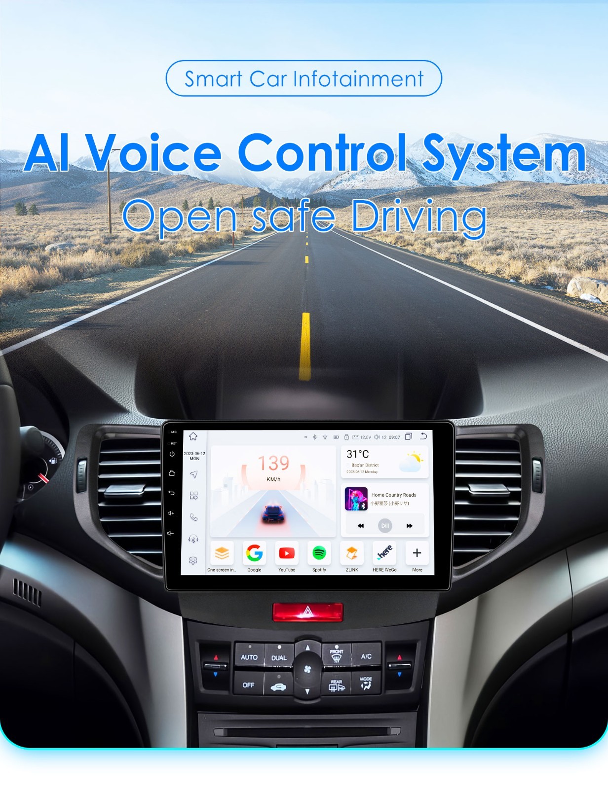 Carplay For Acura TSX 2009-2014 8Core 9\