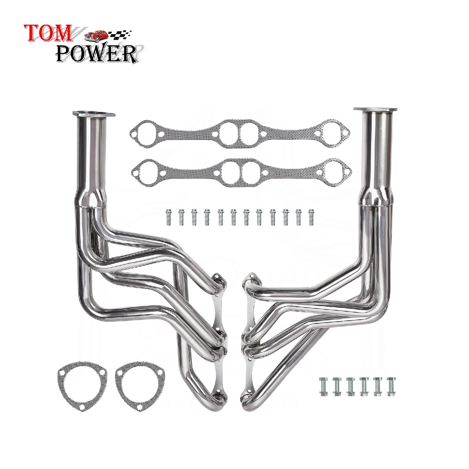 Stainless Steel Full Length Headers for Chevy 1964–1989 SBC V8 Chassis Fit