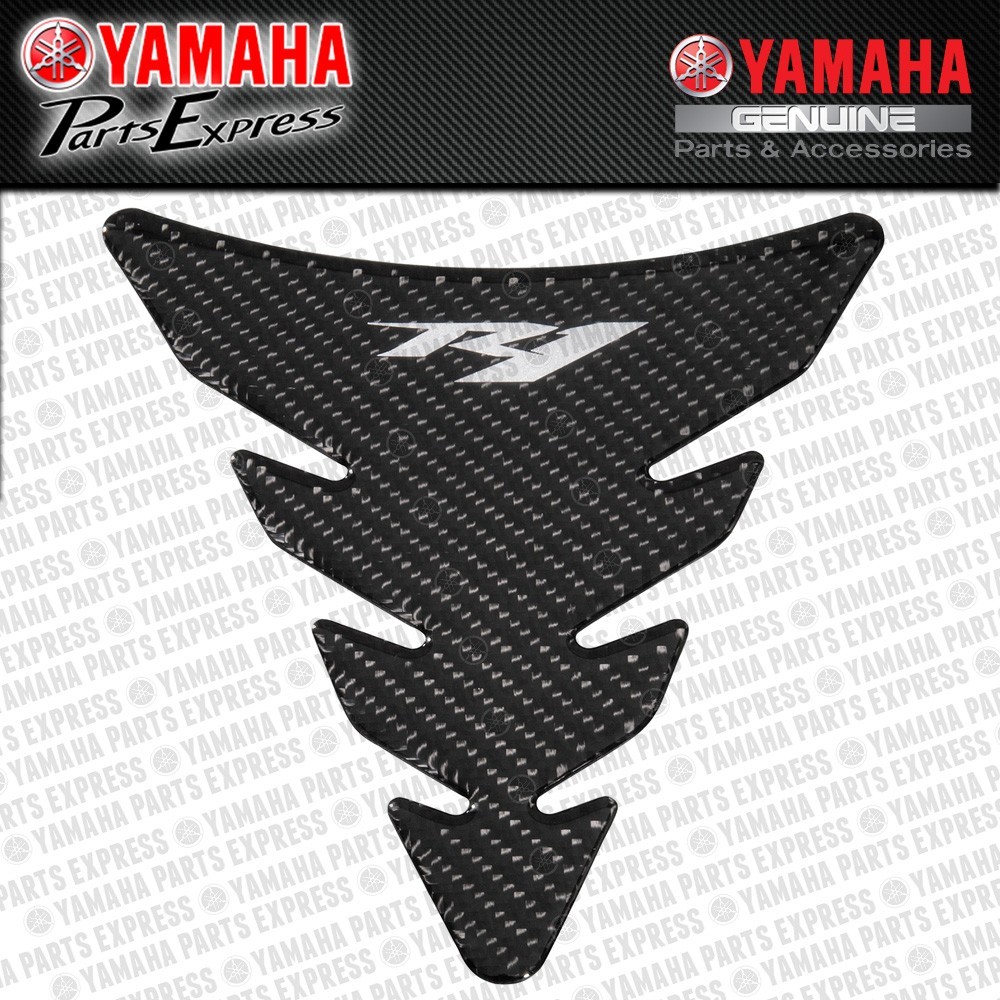 NEW 1999 - 2025 YAMAHA YZF-R1 YZFR1 OEM CARBON FIBER TANK PAD 14B-F41D0-V0-00