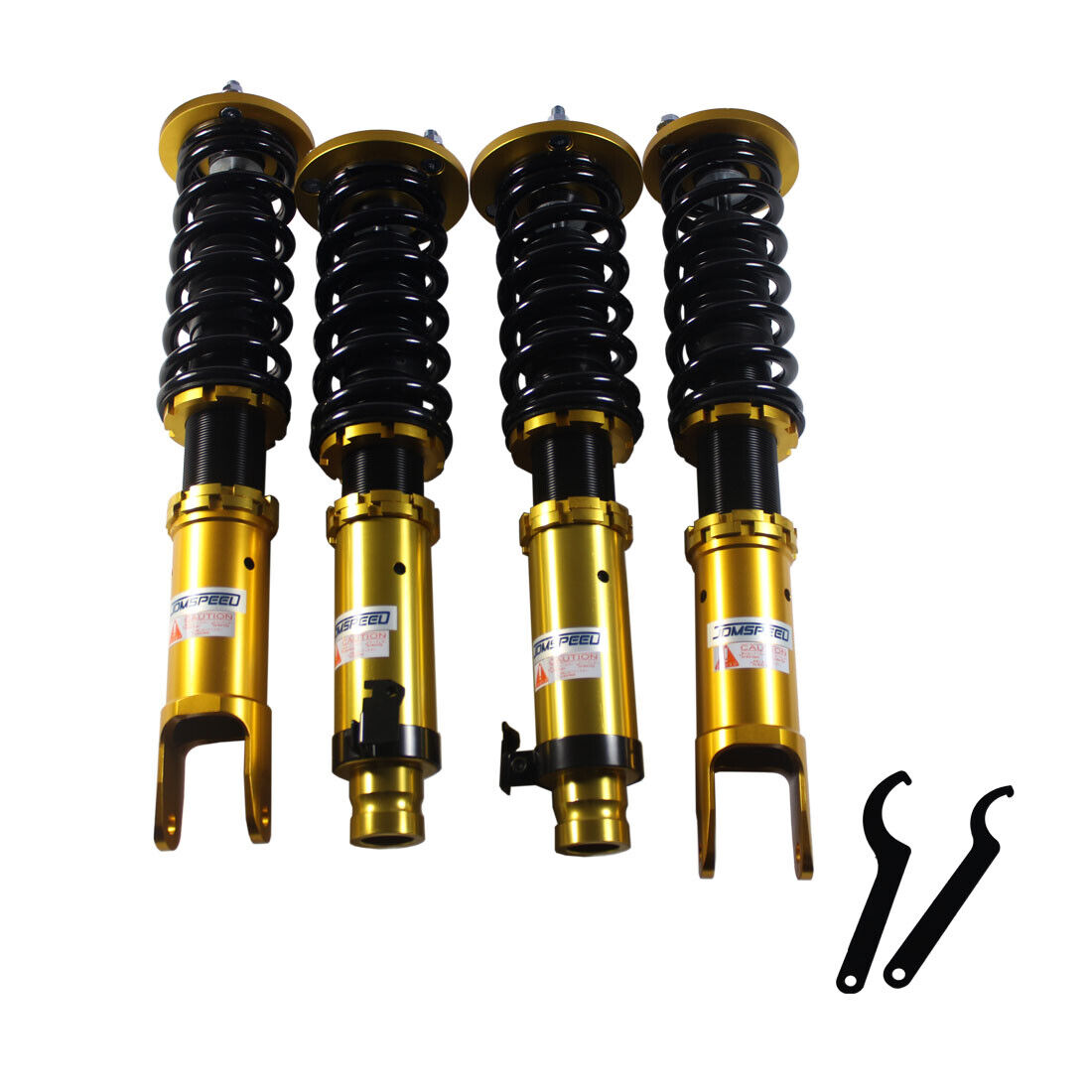 Gold JDMSPEED Full Coilover Suspension Kit Fits For 2008-2012 Honda Accord