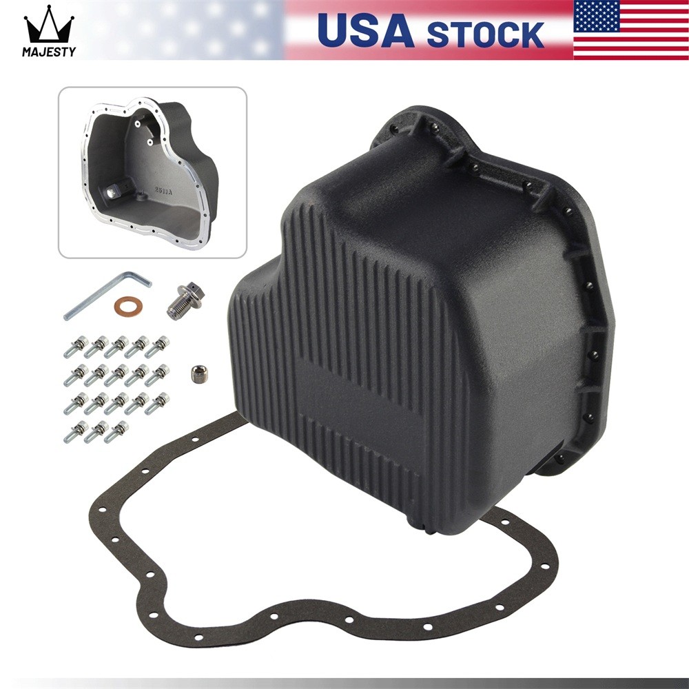 High Capacity Cast Aluminum Oil Pan For 2011-2016 GM Sierra GMC 6.6 LML Duramax