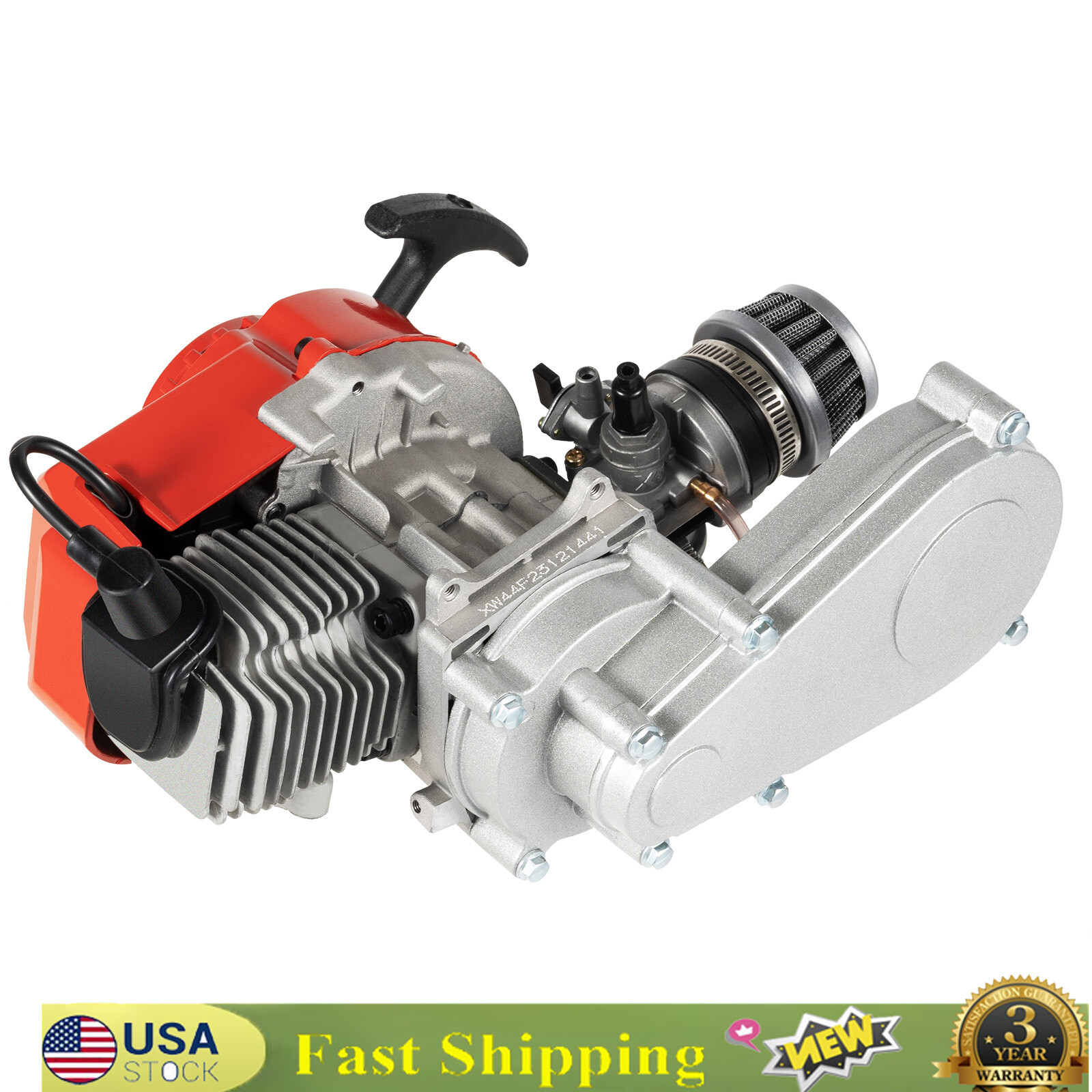 49CC,50CC 2 Stroke Engine Motor Pull Start for Pocket Bike Mini Dirt Bike ATV