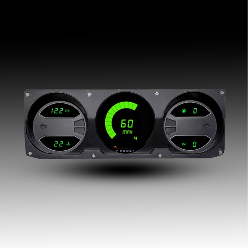 1981-1989 Dodge Ram Truck LED Direct Replacement Gauge Cluster with Green LEDs 1981-1989 Dodge Ram Truck LED Direct Replacement Gauge Cluster with Green LEDs