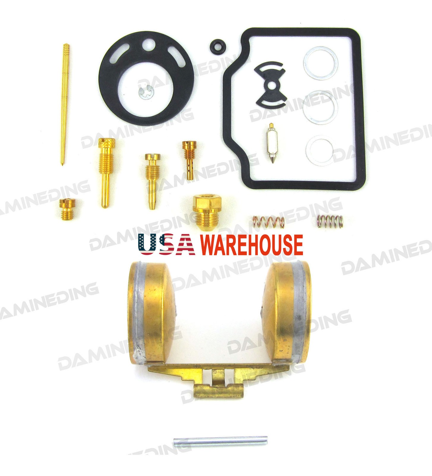 Deluxe Carburetor Rebuild Kit 73-75 for XL175 for KH-0129 with float US stock