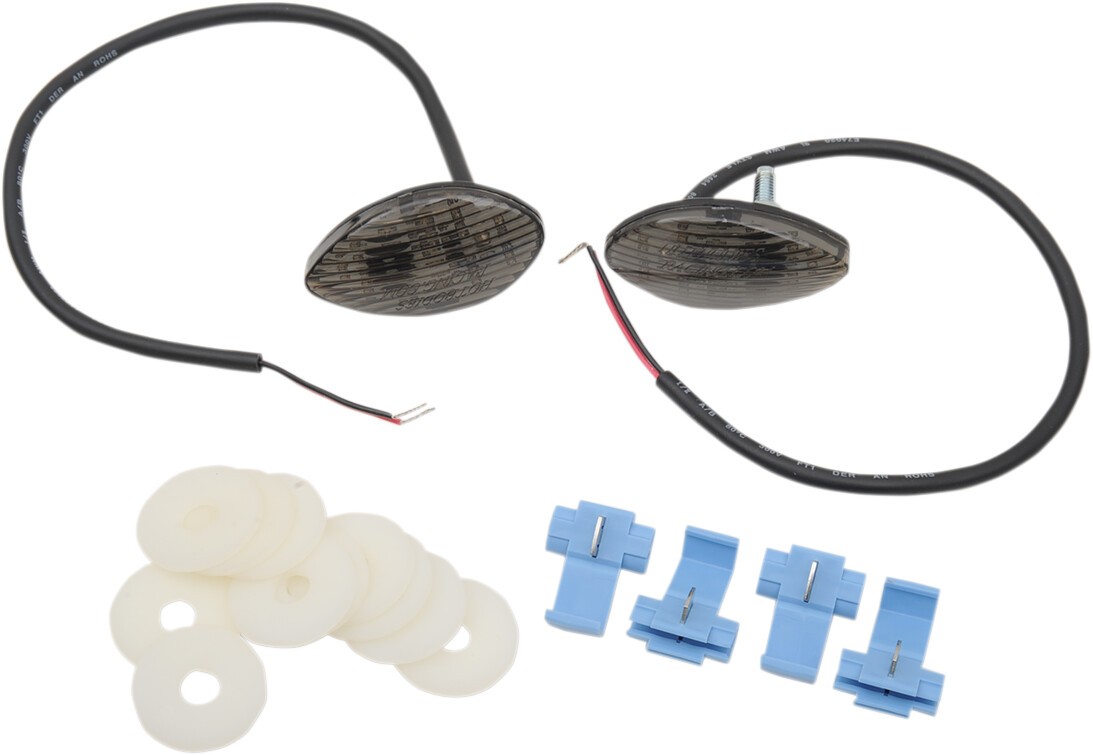 Hotbodies Flush Mount LED Front Turn Signals - Smoke