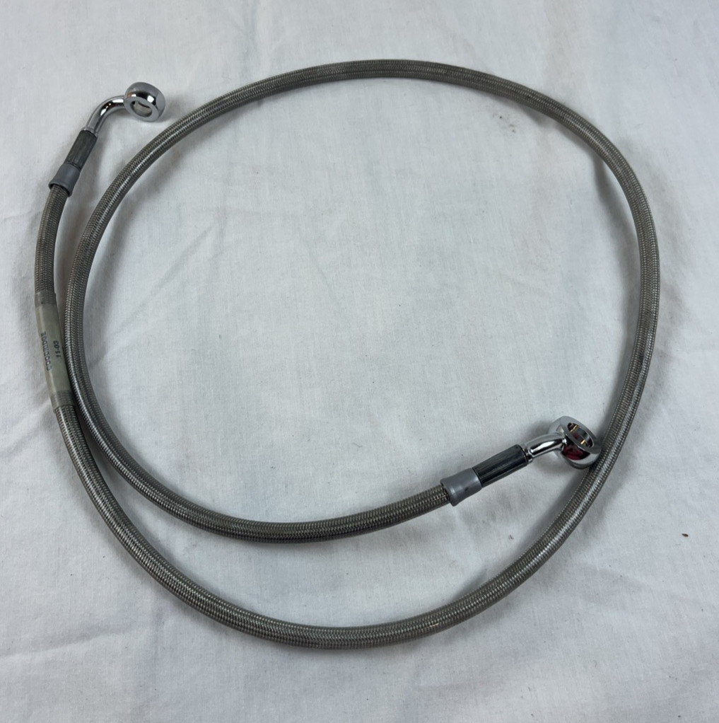 GOODRIDGE FOR HARLEY DAVIDSON STAINLESS BRAIDED BRAKE LINE 45 INCH