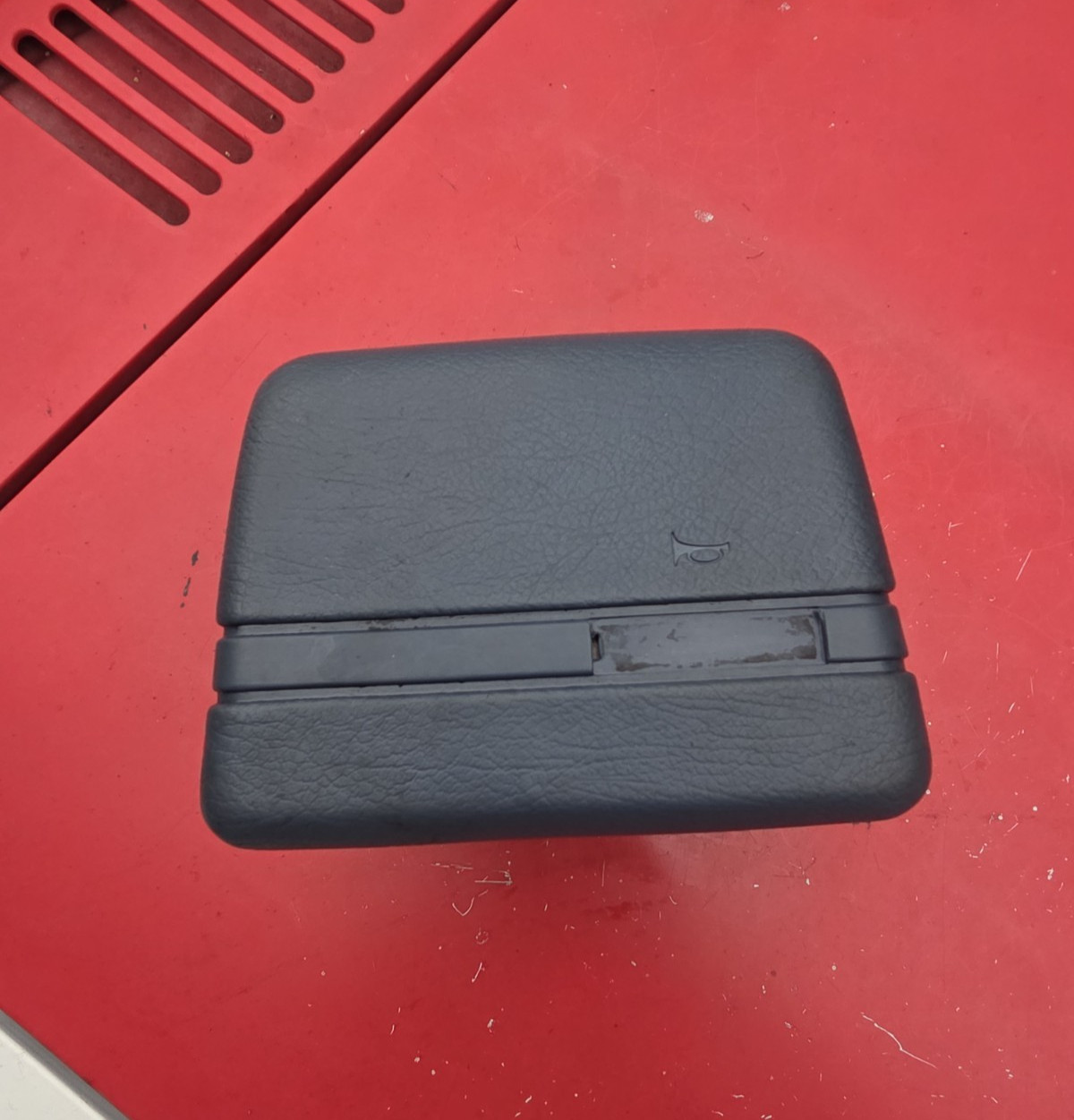 1987-1995 Mitsubishi Mighty Max Pickup OEM Center Horn Button Cover Blue