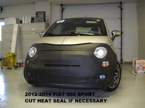 Lebra Front End Mask Cover Bra Fits 2012-2016 Fiat 500 Sport