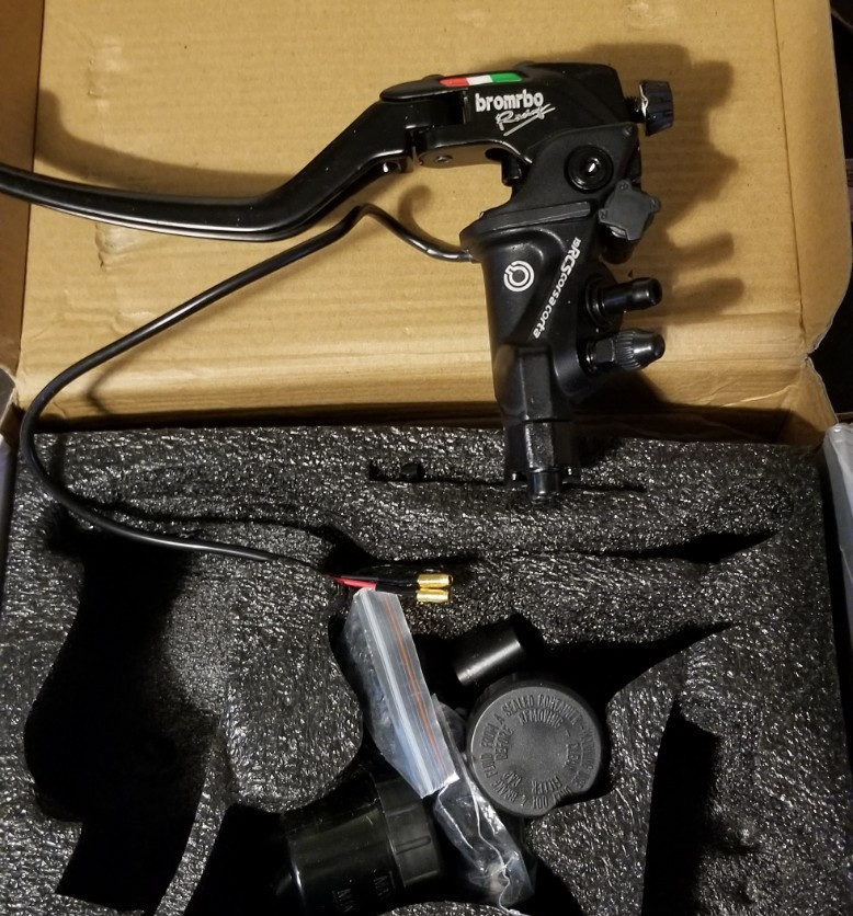 MOKILA Radial Race Master Cylinder Left Stunt brake 18x20 RCS19 BLACK RCS 19