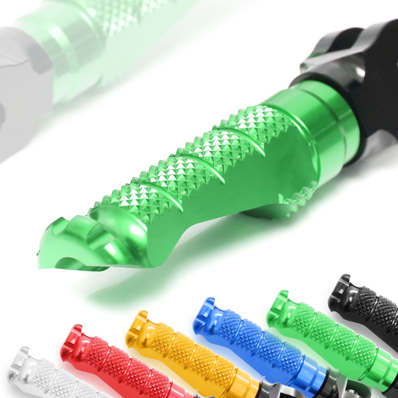 R-FIGHT Green Front Foot Pegs For Honda CB1000R 15 16 17 18 19 20 21 22 23