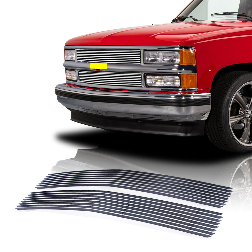 Polished Grill Fits Chevy 94-99 C/K Pickup/Suburban/Tahoe/Blazer Billet Grille Polished Grill Fits Chevy 94-99 C/K Pickup/Suburban/Tahoe/Blazer Billet Grille