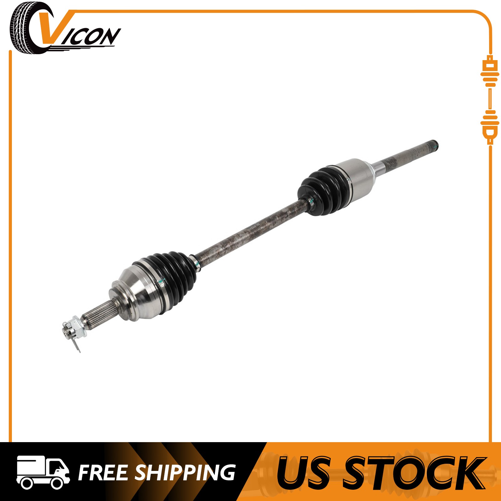 CV Axle Assembly for Mitsubishi Outlander 2007-2011 3.0L AWD Front RH Passenger