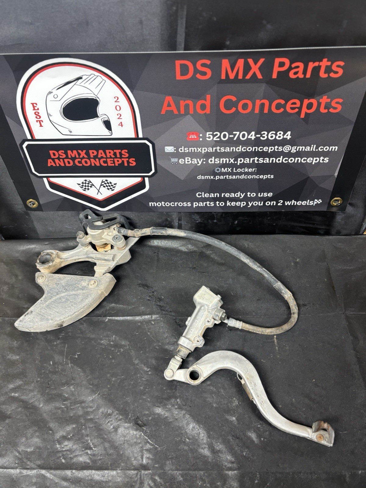 2007 06-08 KAWASAKI KX250F REAR BACK BRAKE Assembly