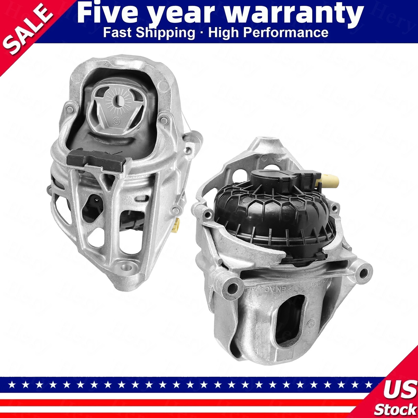 2x Engine Motor Mount for Audi A6 A7 A8 S4 S5 Q7 Q8 2.9T 3.0T V6 4M0199372FM New