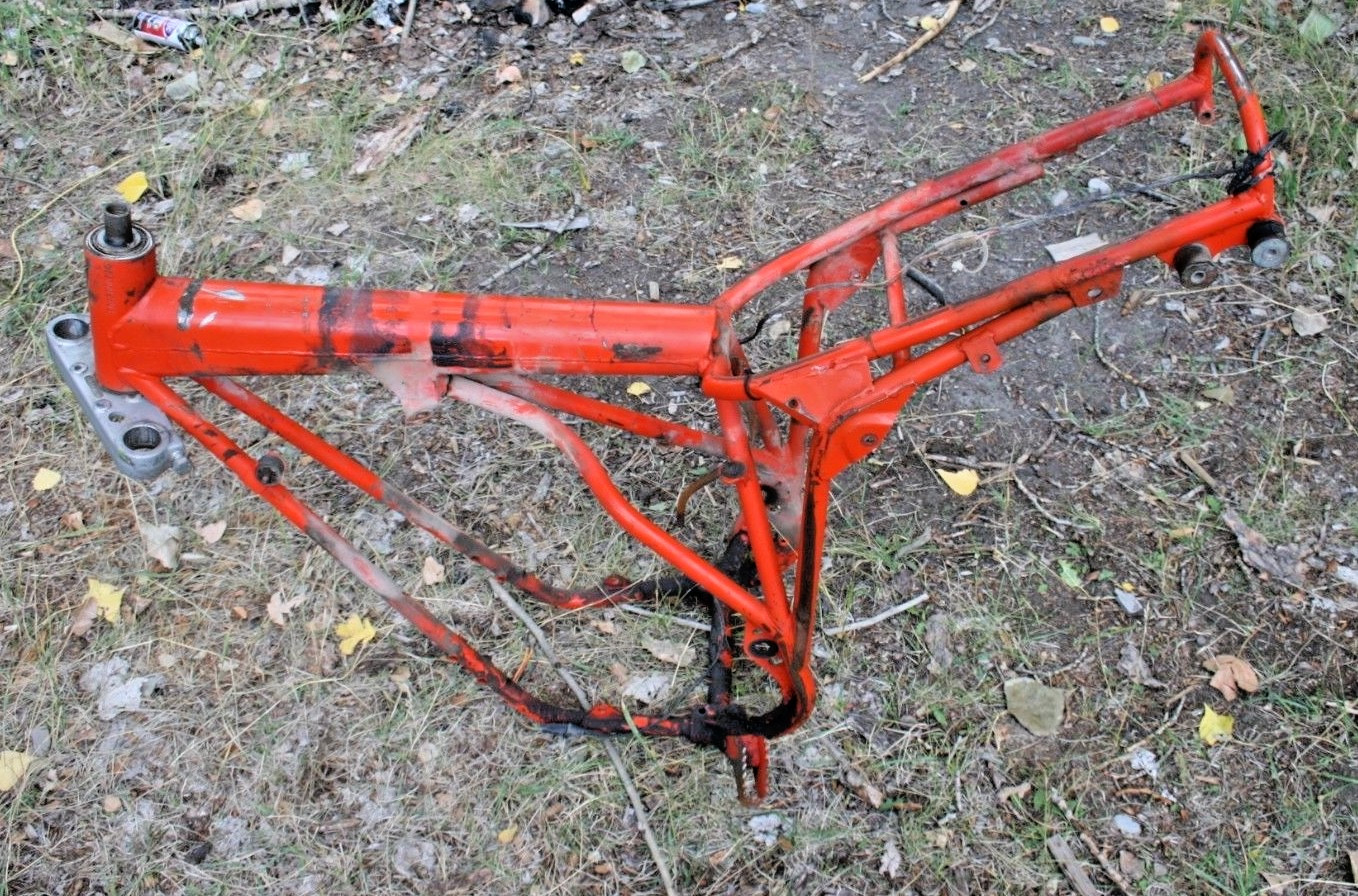 1980-81 Can Am 250 Qualifier OEM Frame W/BOTTOM TRIPLE 1980-81 Can Am 250 Qualifier OEM Frame W/BOTTOM TRIPLE