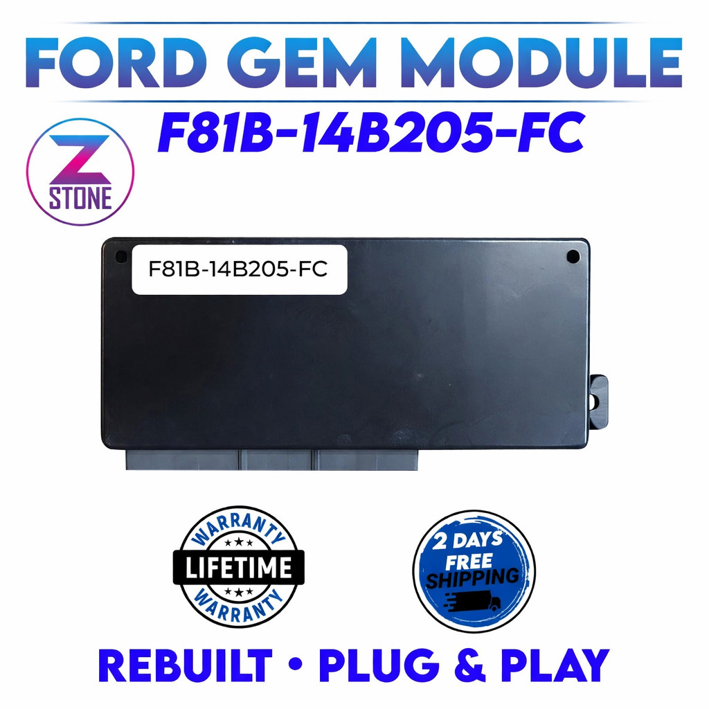 Rebuilt F250 F350 SUPER DUTY DIESEL INTERIOR FUSE BOX GEM MODULE F81B-14B205-FC