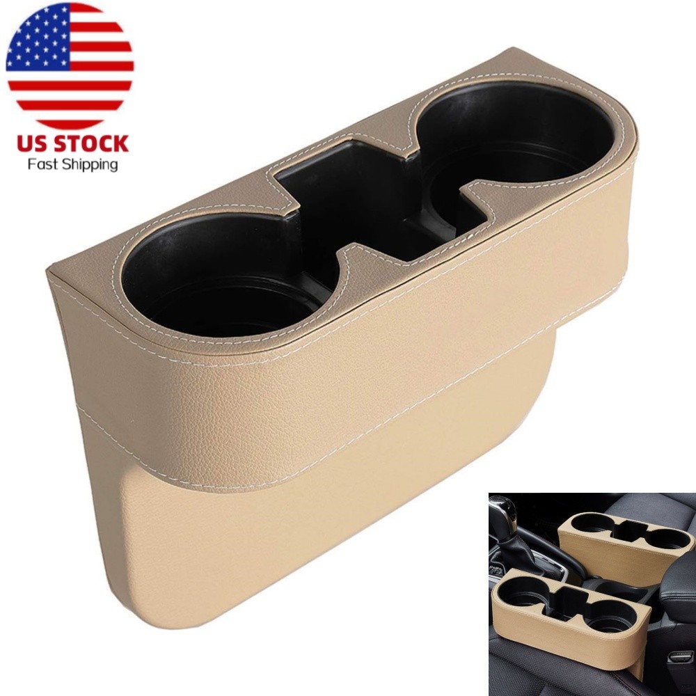 Car Cup Holder Auto Cup Drink Holder Multifunctional Car Front Seat Organizer US