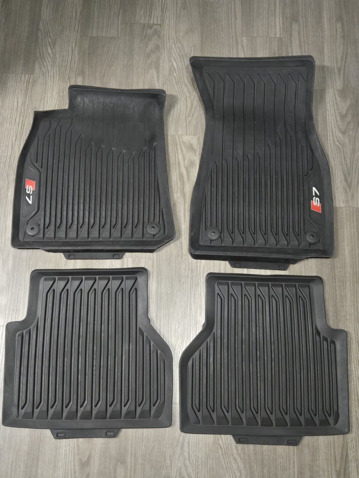 2020 - 2025 Audi S7 OEM All Weather Rubber Floor Mats Set 