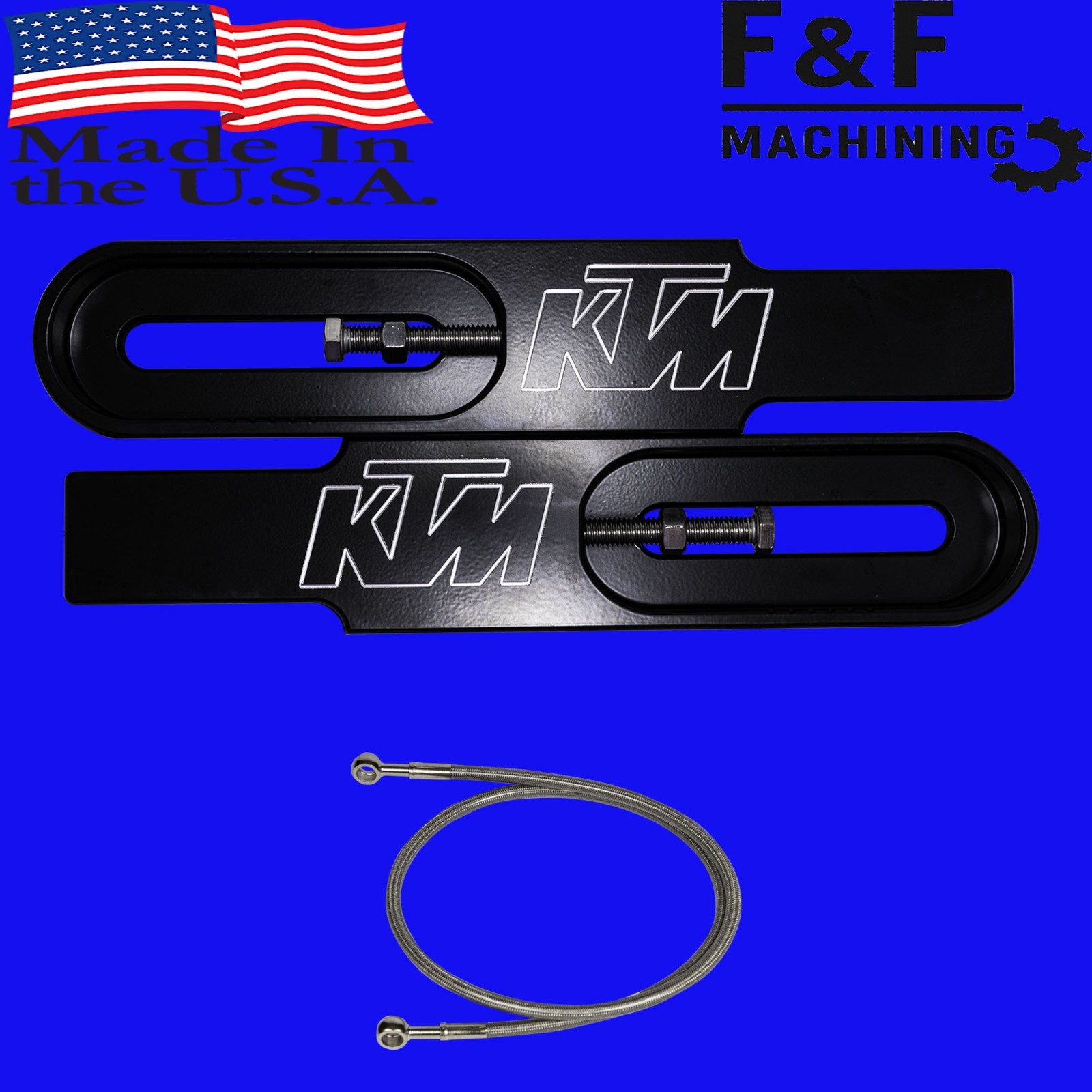 2015-2023 KTM Duke 390 bolt on swingarm extensions, Brake Line 