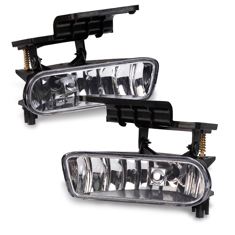 Fit For 00-06 Chevy Silverado Tahoe Suburban Bumper Fog Lights Driving Lamps