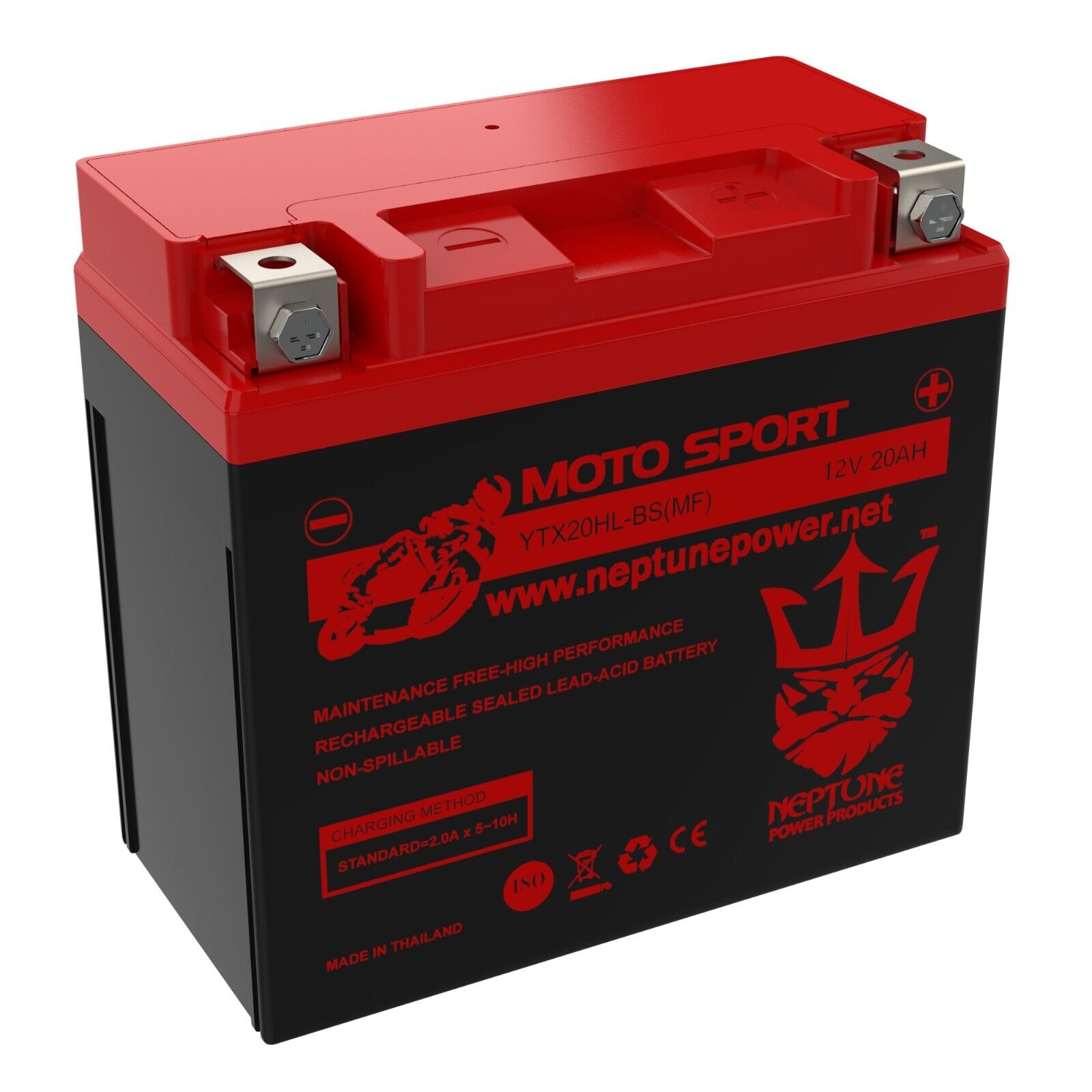 YTX20L-BS / YTX20HL-BS AGM Battery By Neptune Power Products