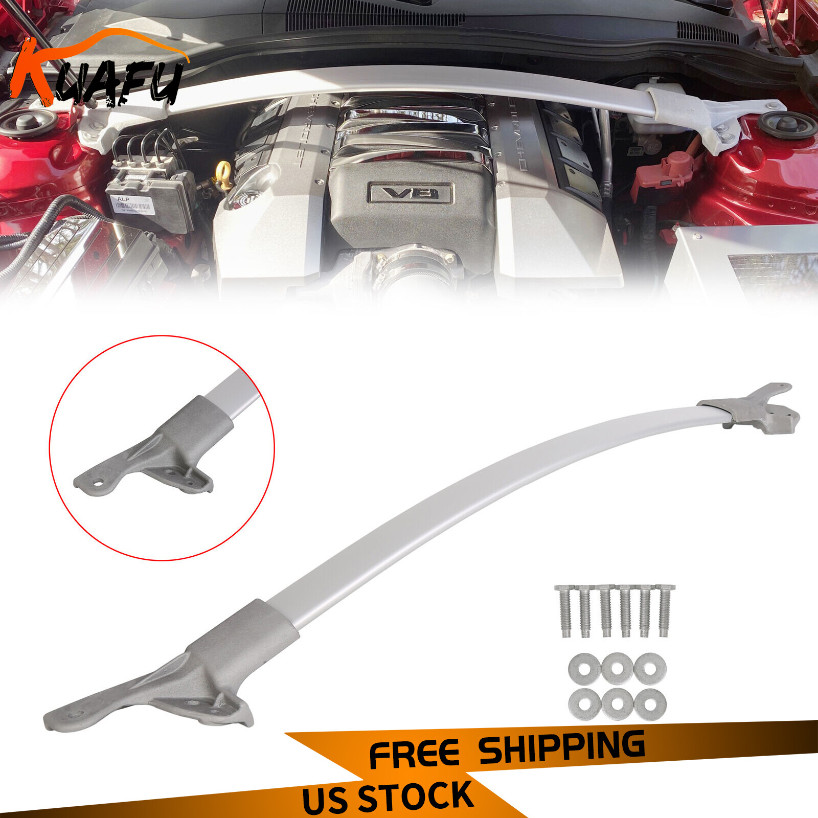 Performance Strut Tower Brace Kit Fit Chevrolet Camaro 2011-2015 3.6L #22756880 Performance Strut Tower Brace Kit Fit Chevrolet Camaro 2011-2015 3.6L #22756880