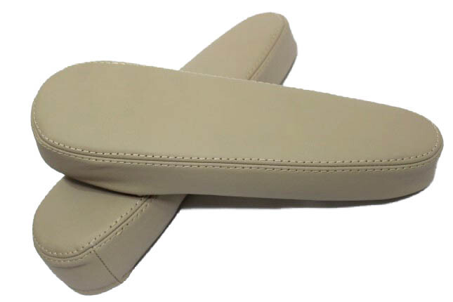 Fits 11-17 Nissan Quest Beige Synthetic Leather Seat Armrest Covers - SET